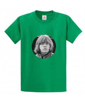 Brian Jones Classic Unisex Kids and Adults Fan T-Shirt for Music Fans